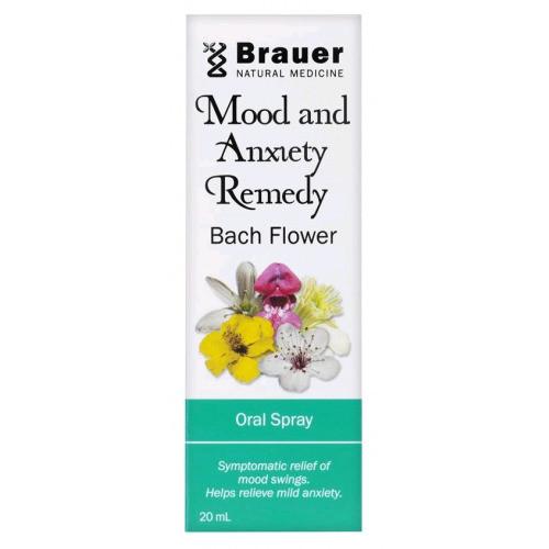 Brauer Natural Medicine Mood & Anxiety Bach Flower Ora 20mL