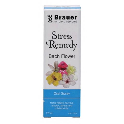 Brauer Natural Medicine StressRemedy Bach Flower Spray 20mL