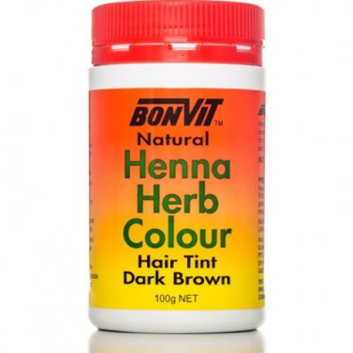 Bonvit Henna Powder Dark Brown 100g