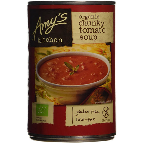 Amy's Organic Soup Chunky Tomato Soup Low Fat 411g