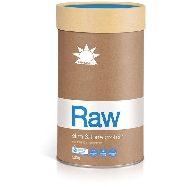 Amazonia Raw Slim & Tone Protein Van & Cinn 500g