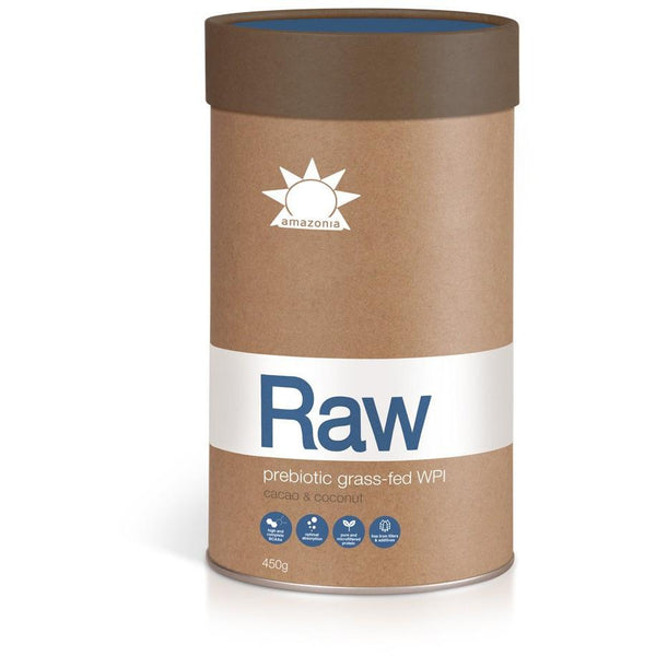 Amazonia Raw Prebiotic Grass-Fed WPI Cacao 450g