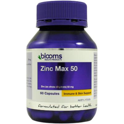 Blooms Health Products Zinc Max 50 60c