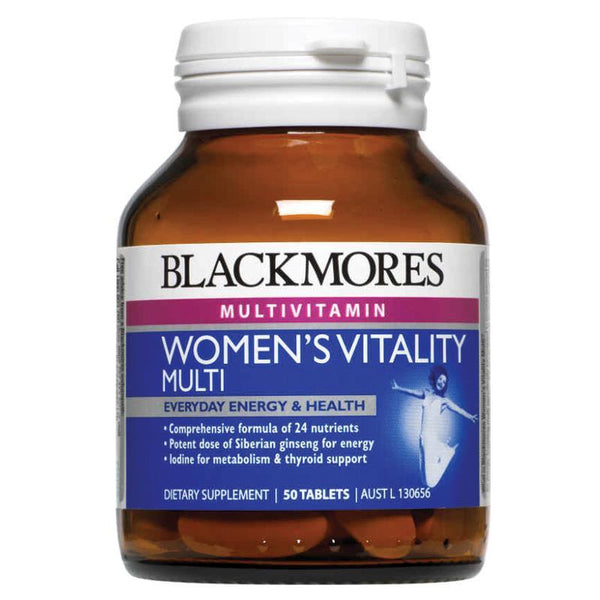 Blackmores Retail Womens Vitality Multi 50t