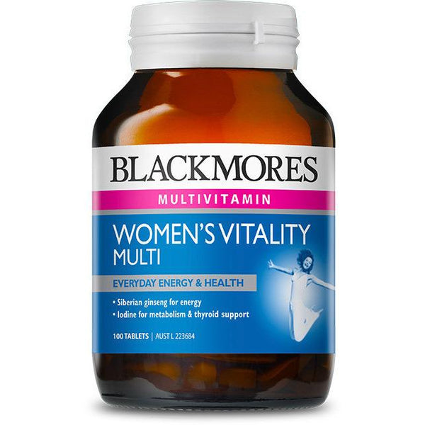 Blackmores Retail Womens Vitality Multi 100t