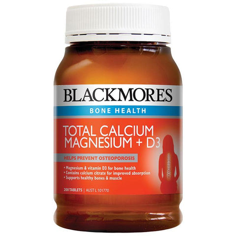 Blackmores Retail Total Calcium + Magnesium + D3 200t