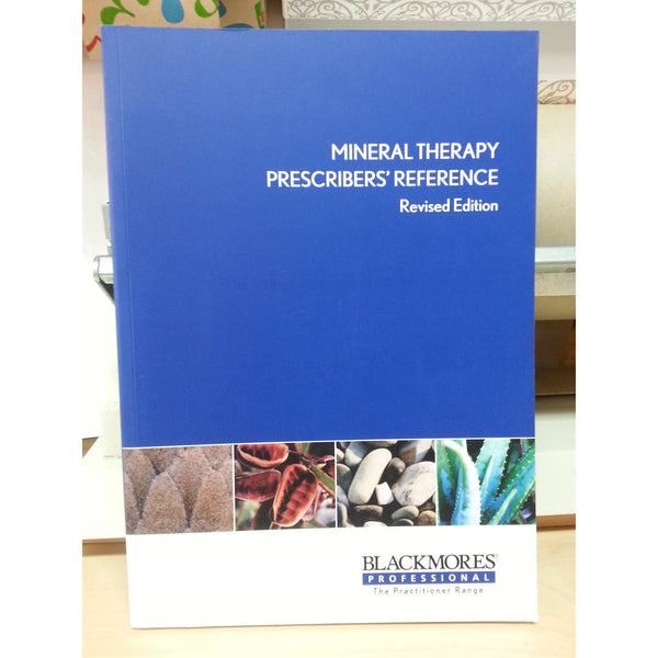 Blackmores Educational's Mineral Therapy Prescriber Ref Reference