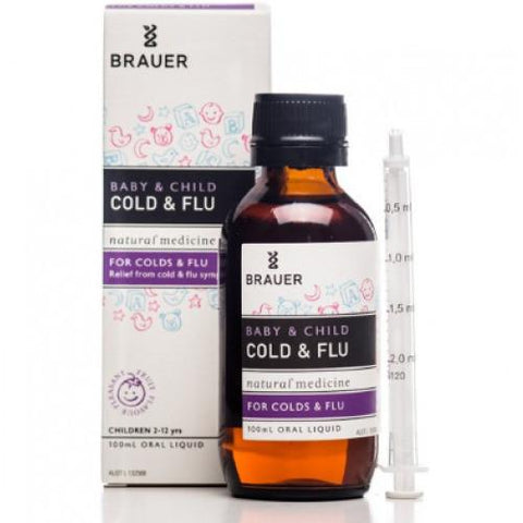 Brauer Natural Medicine Baby & Child Cold & Flu 100ml