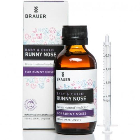 Brauer Natural Medicine Baby & Child Runny Nose Relief 100ml