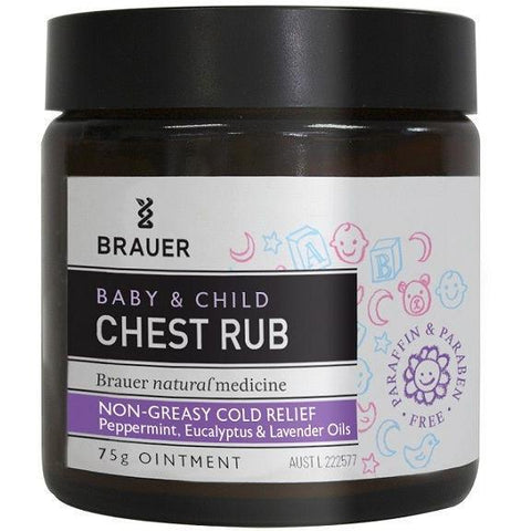 Brauer Natural Medicine Baby & Child Chesty Rub 75g