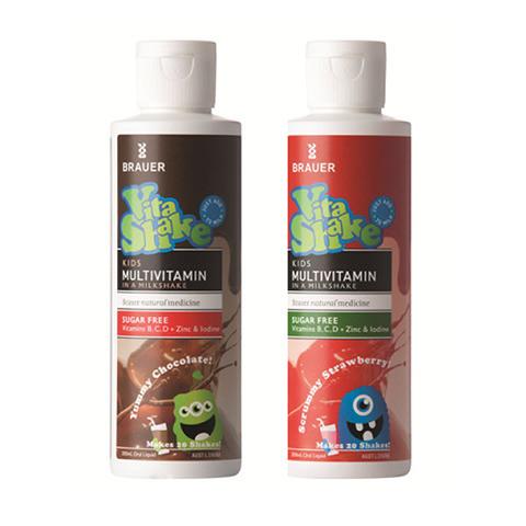 Brauer Natural Medicine Kids Vita Shake Strawberry 200ml