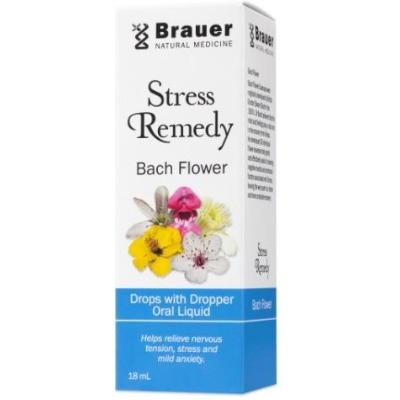 Brauer Natural Medicine Stress Remedy Bach Flower Drop 18ml