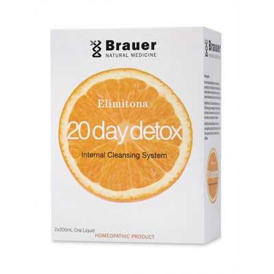 Brauer Natural Medicine 20 Day Detox Twin Pack 2 x 200mL