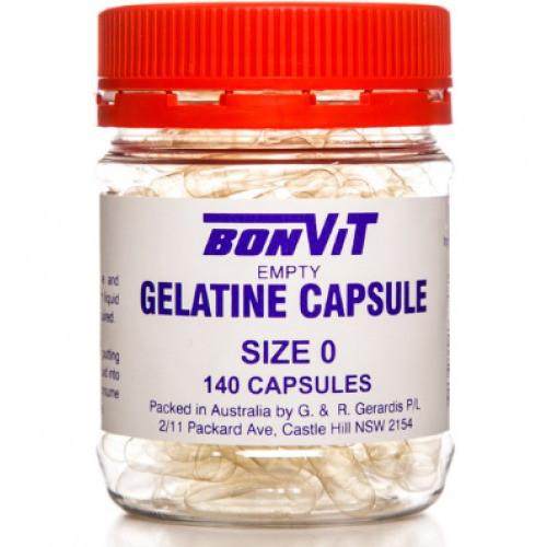 Bonvit Gelatin Capsules 0 size 140c