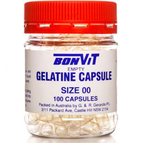 Bonvit Gelatin Capsules 00 size 100c