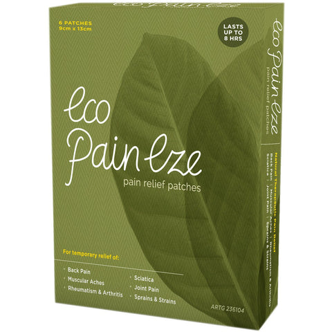 Byron Naturals Eco Pain Eze Relief Patches 6s