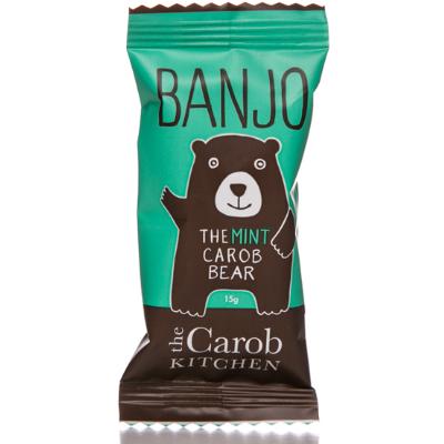 The Carob Kitchen The Carob Mint Banjo Bear 15g