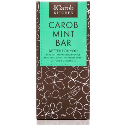 The Carob Kitchen Carob Mint Bar 80g