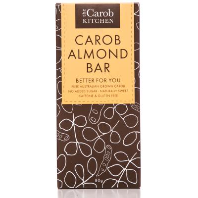 The Carob Kitchen Carob Almond Bar 80g