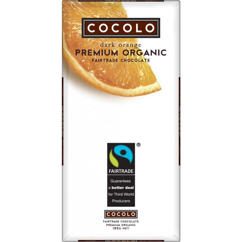 Cocolo Dark Orange Chocolate 100g
