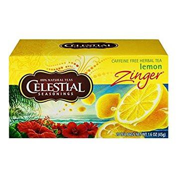 Celestial Tea Lemon Zinger 45g 20s Tea Bags
