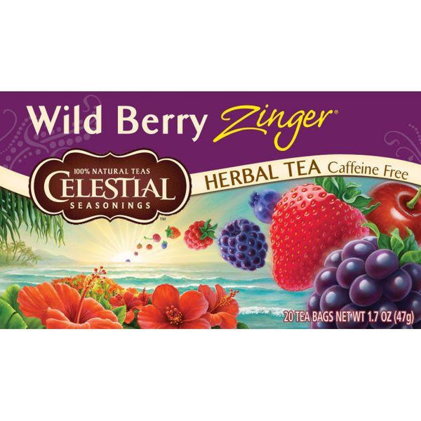 Celestial Tea Wild Berry Zinger 47g 20s Tea Bags