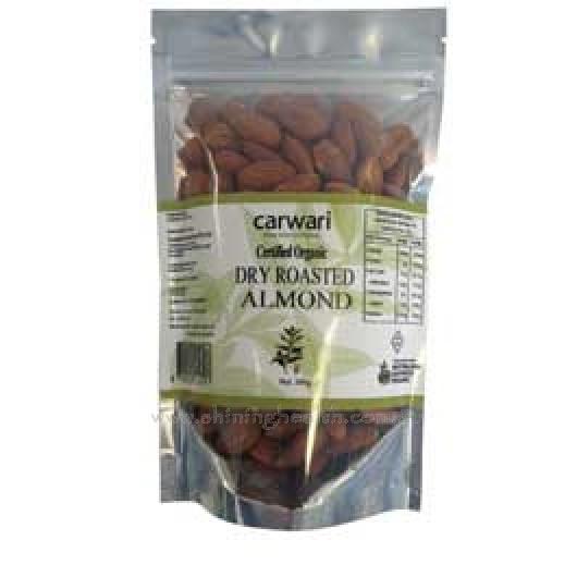Carwari Organic Dry Roasted Almonds 200g