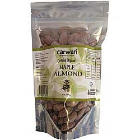 Carwari Organic Maple Almond 200g