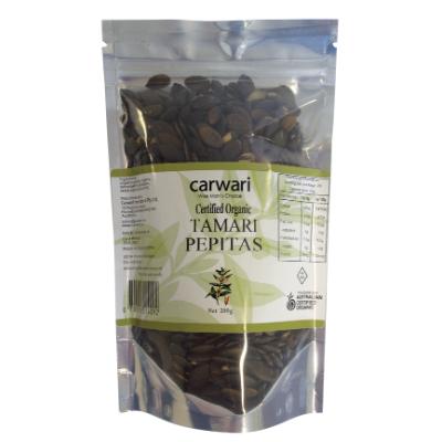 Carwari Organic Tamari Dry Roasted Pepitas 200g
