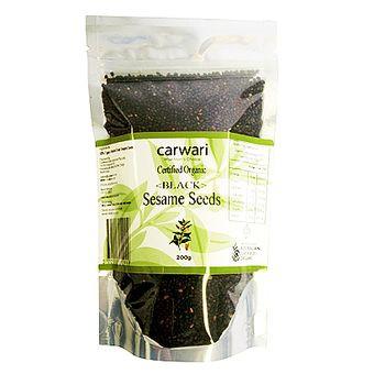 Carwari Organic Black Sesame Seeds 200g