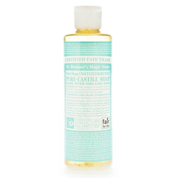 Dr Bronners Liquid Castile Soap Baby Mild 237ml