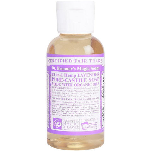 Dr Bronners Liquid Castile Soap Lavender 59ml