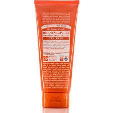 Dr Bronners Shaving Soap Gel Tea Tree 207ml