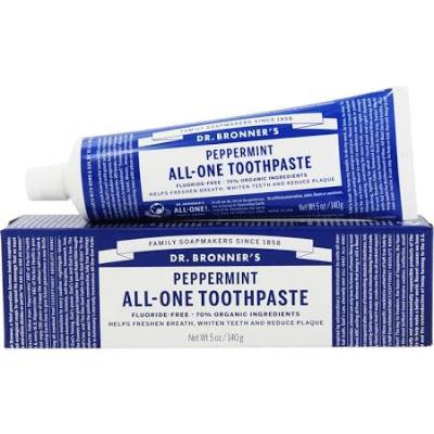 Dr Bronners Peppermint All One Toothpaste 140g