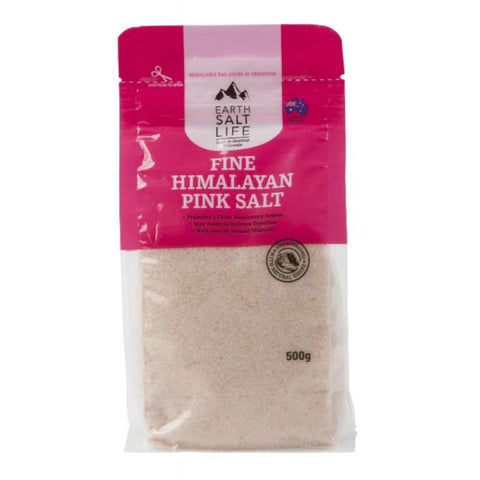Earth Salt Himalayan Pink Salt Fine 500g
