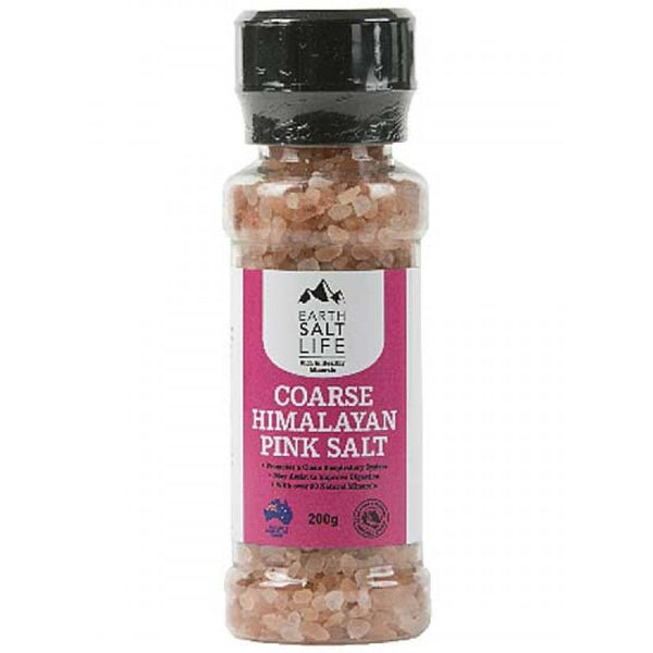 Earth Salt Himalayan Pink Salt Grinder 200g