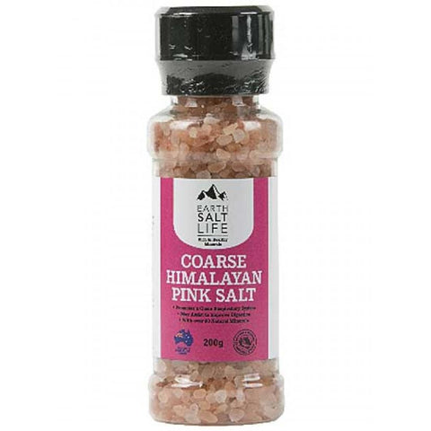 Earth Salt Himalayan Pink Salt Grinder 200g