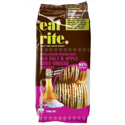 EatRite Brown Rice Sea Salt & ACV 100g