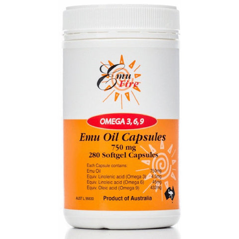 Emu Fire Pure Emu Oil 750mg 280c