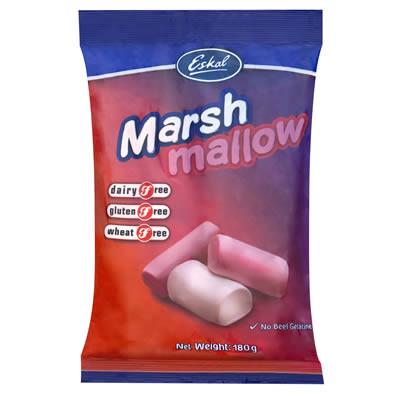 Eskal Pink & White Marshmallows 180g