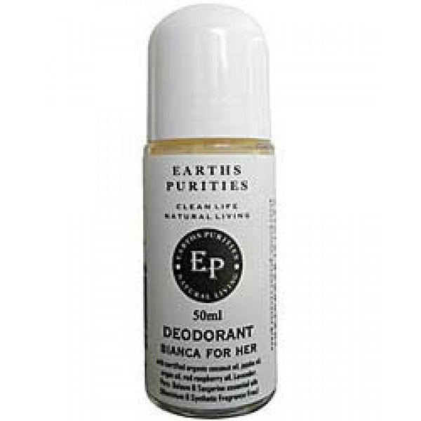 Earths Purities Ladies Bianca Rollon Deodorant 50g