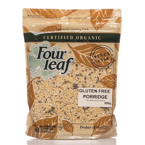 Four Leaf Gluten Free Porridge 800g