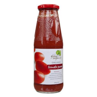 Global Organics Tomato Passata Puree Organic 680g