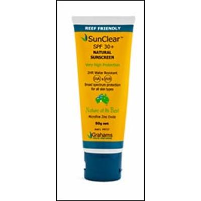 Graham's Natural SunClear Sunscreen 30+ 50g