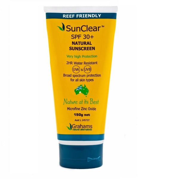 Graham's Natural SunClear Sunscreen 30+ 150g