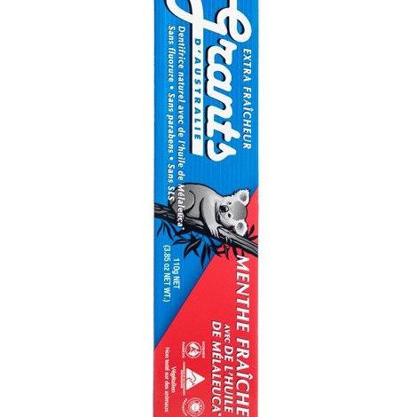 Grants Toothpaste Extra Fresh Blue 110g