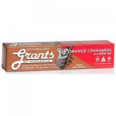 Grants Toothpaste Cinnamon Zest Neem 110g