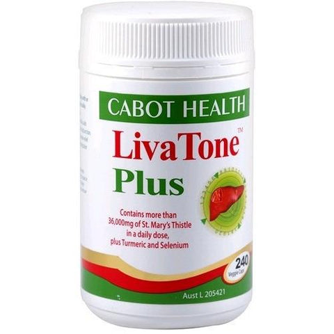 Cabot Health Livatone Plus with Turmeric 240c