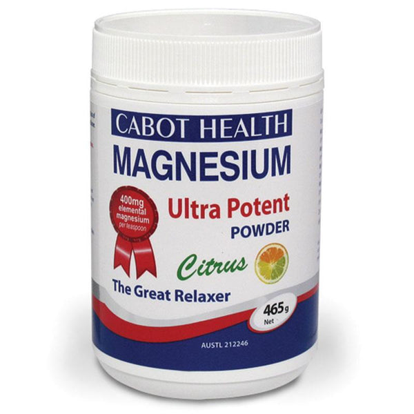 Cabot Health Magnesium Ultra Potent Citrus 465g