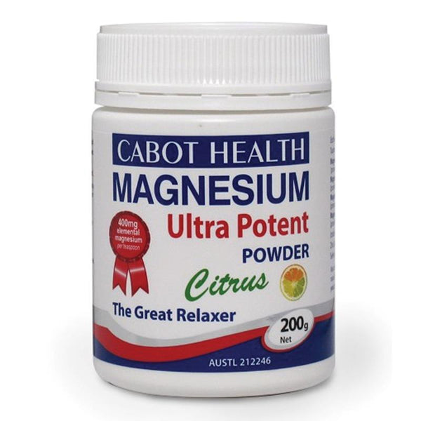 Cabot Health Magnesium Ultra Potent Citrus 200g